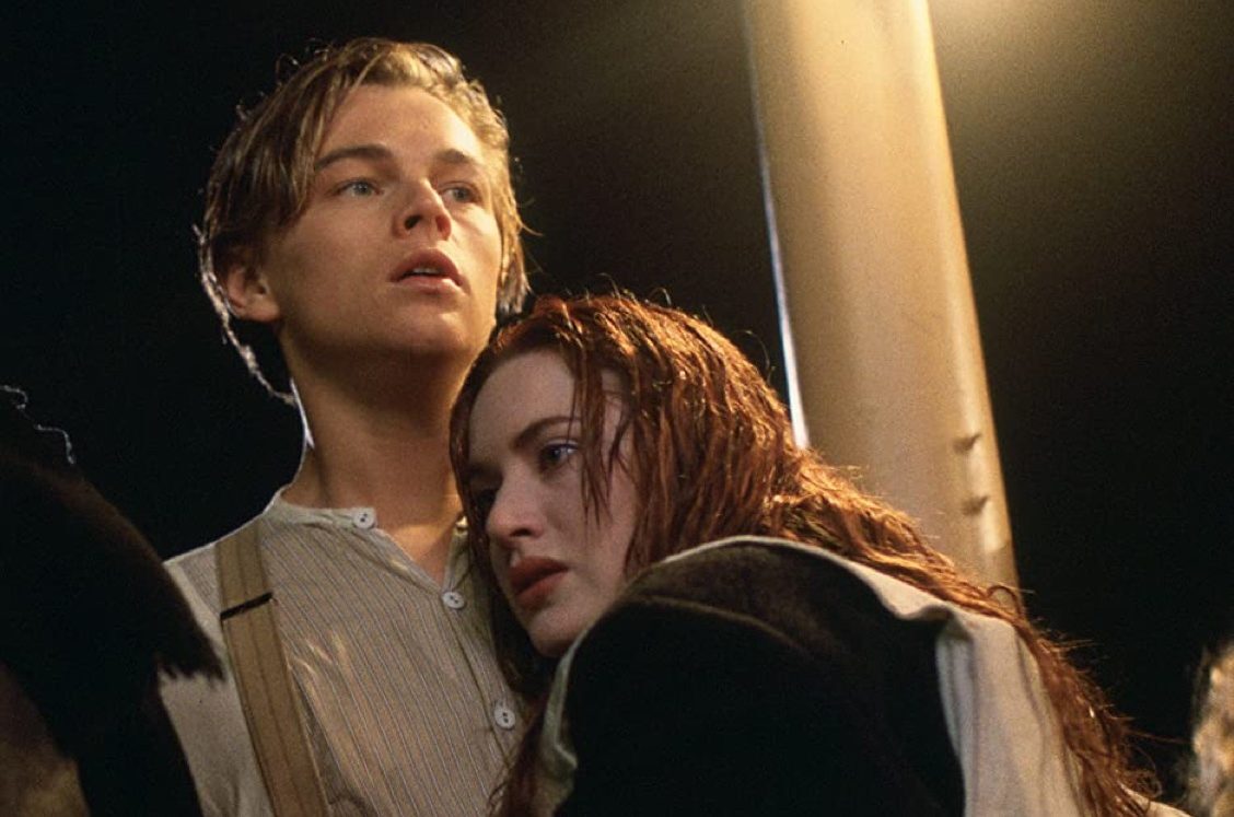 Leonardo DiCaprio and Kate Winslet in Titanic