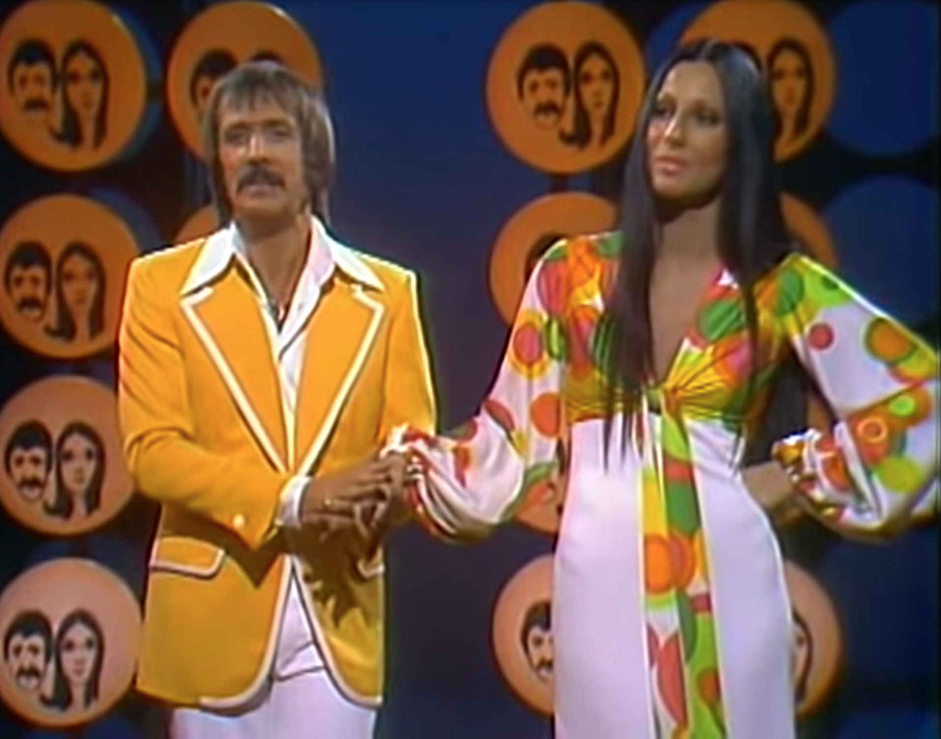 Sonny Bono and Cher on The Sonny and Cher Show