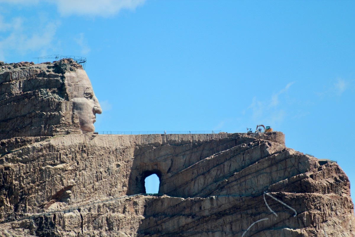 crazy horse memorial in south dakota, iconic state photos