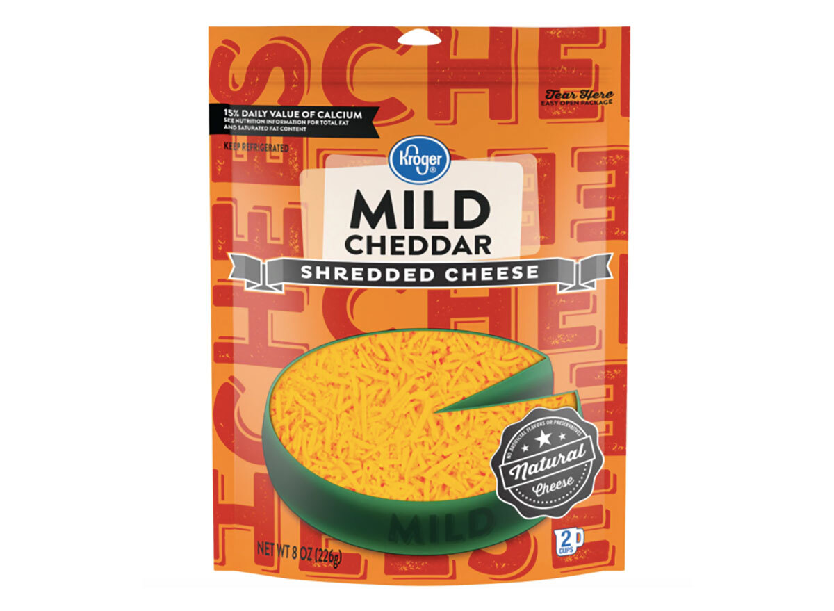 kroger shredded cheddar cheese