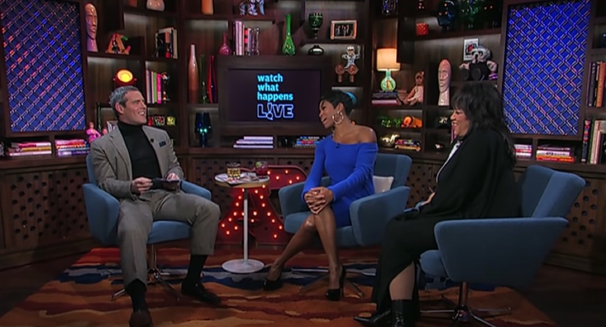 Jackee Harry, Regina King, and Andy Cohen on 