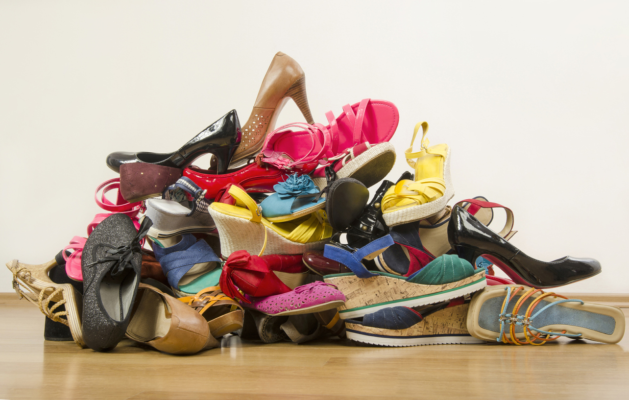 pile of shoes