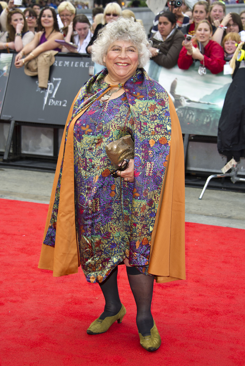 Miriam Margolyes at the premiere of 