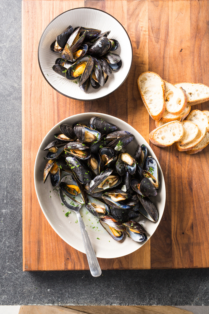 Mussels white wine