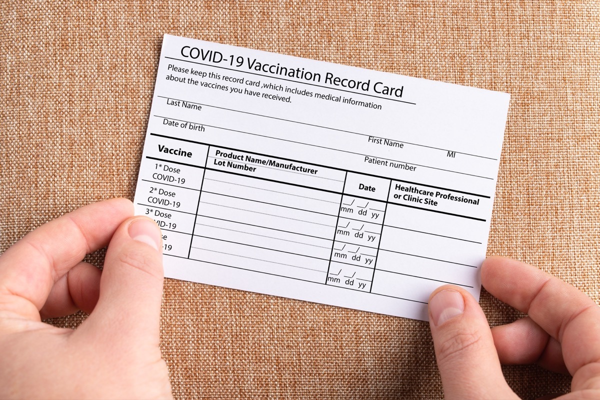 Vaccine card