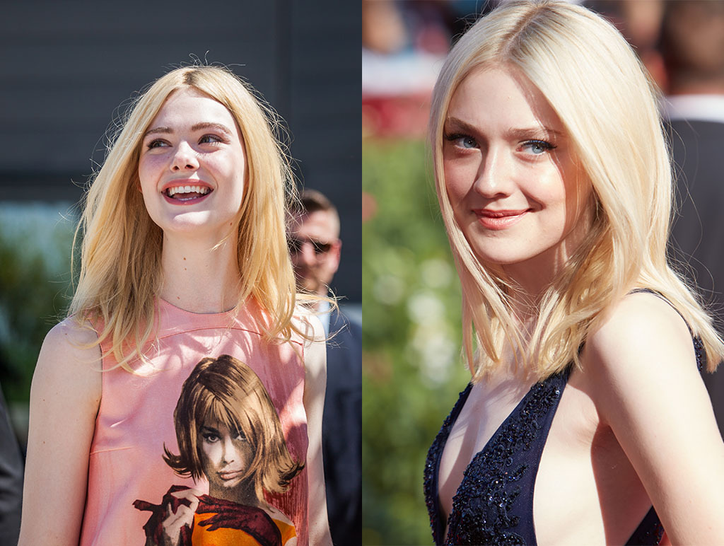 Dakota and Elle Fanning Celebrity Siblings