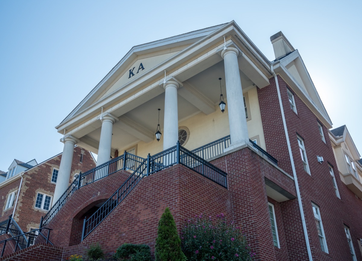 kappa alpha fraternity house