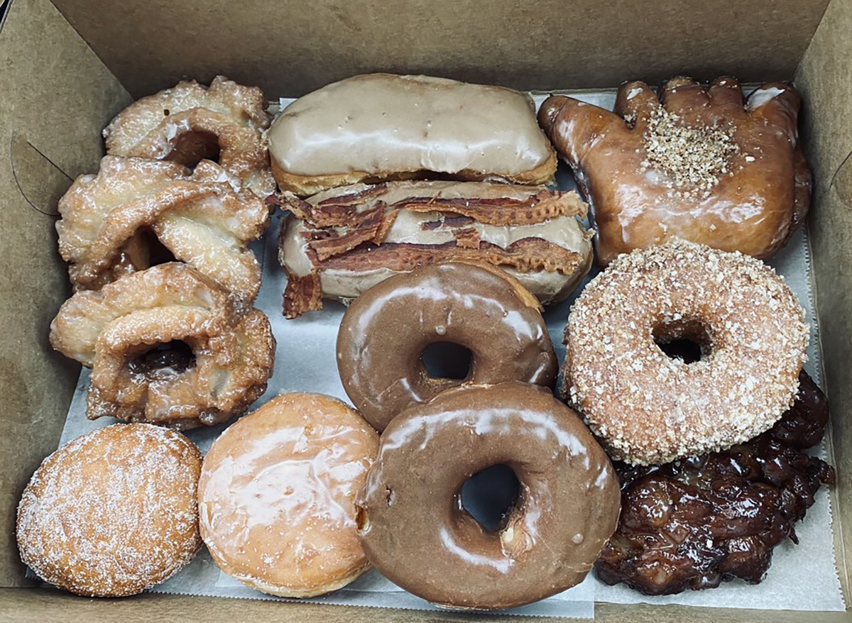 box of assorted donuts