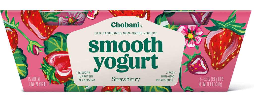 Chobani smooth strawberry