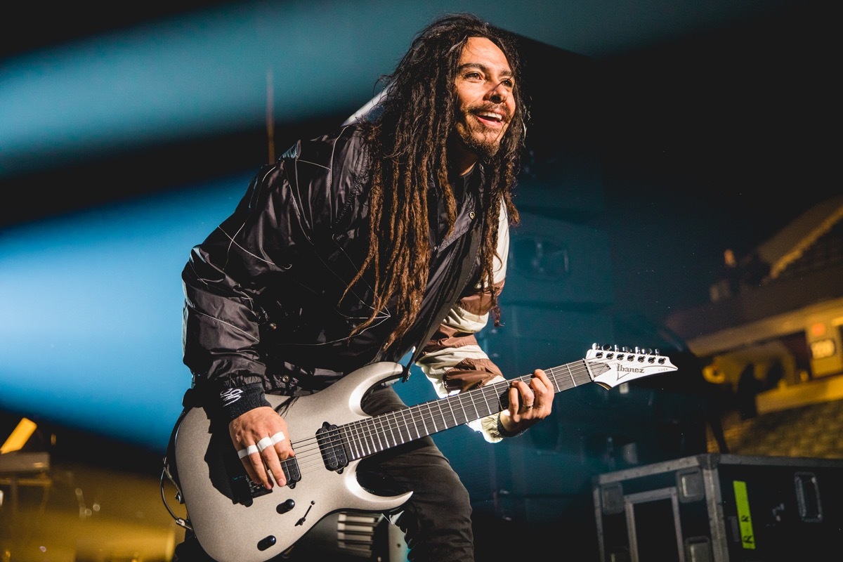 Korn performing at the Van Andel Arena in Grand Rapids, Michigan in January 2020