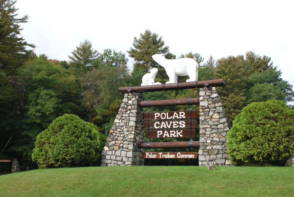 Polar Caves Park New Hampshire.