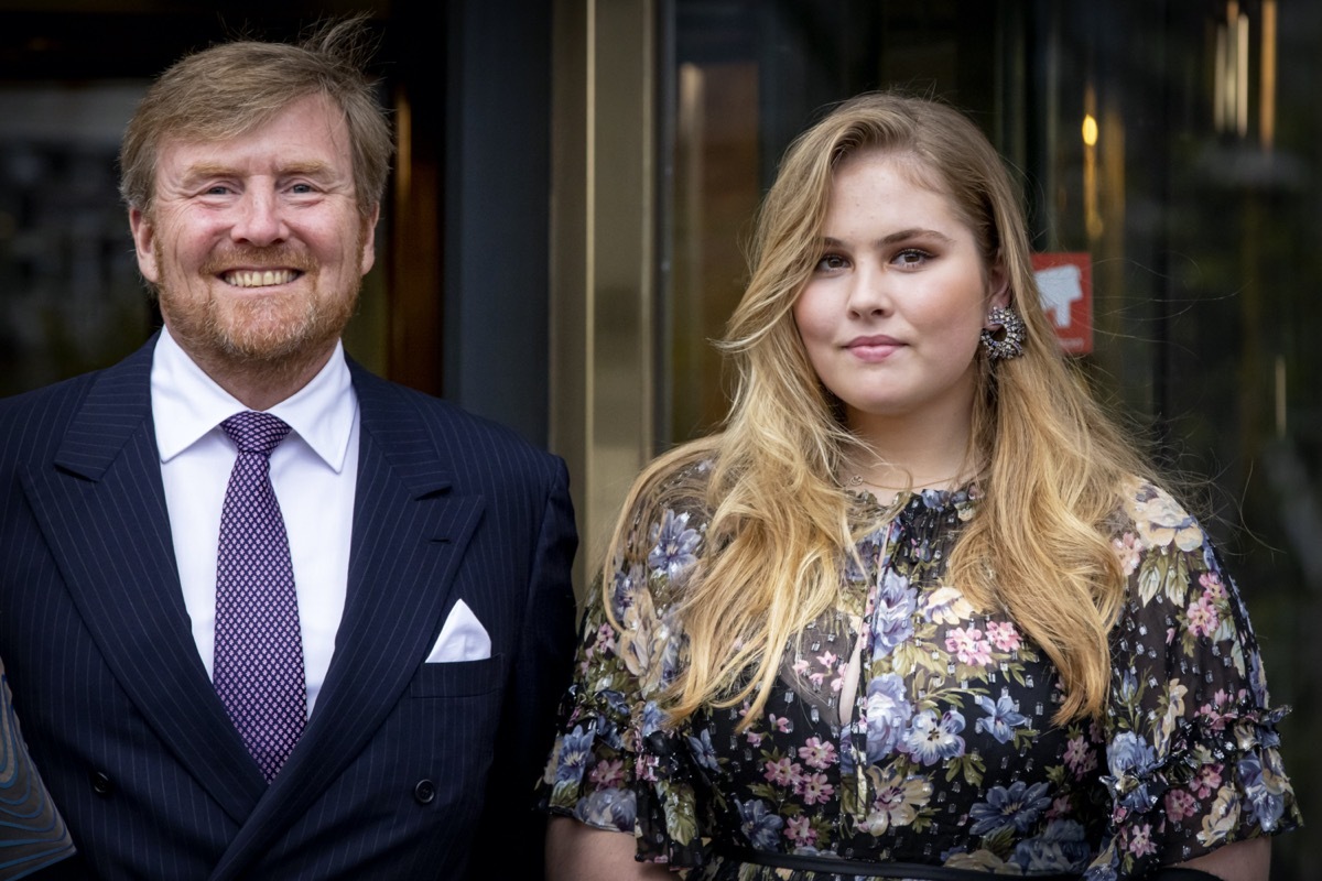 King Willem-Alexander and Princess Amalia