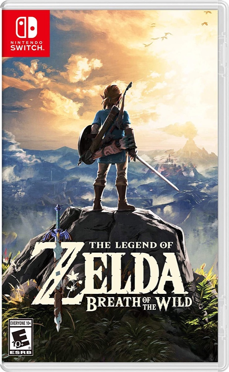 legend of zelda breath of the wild game box