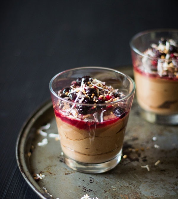 Chocolate Zucchini Breakfast Pudding