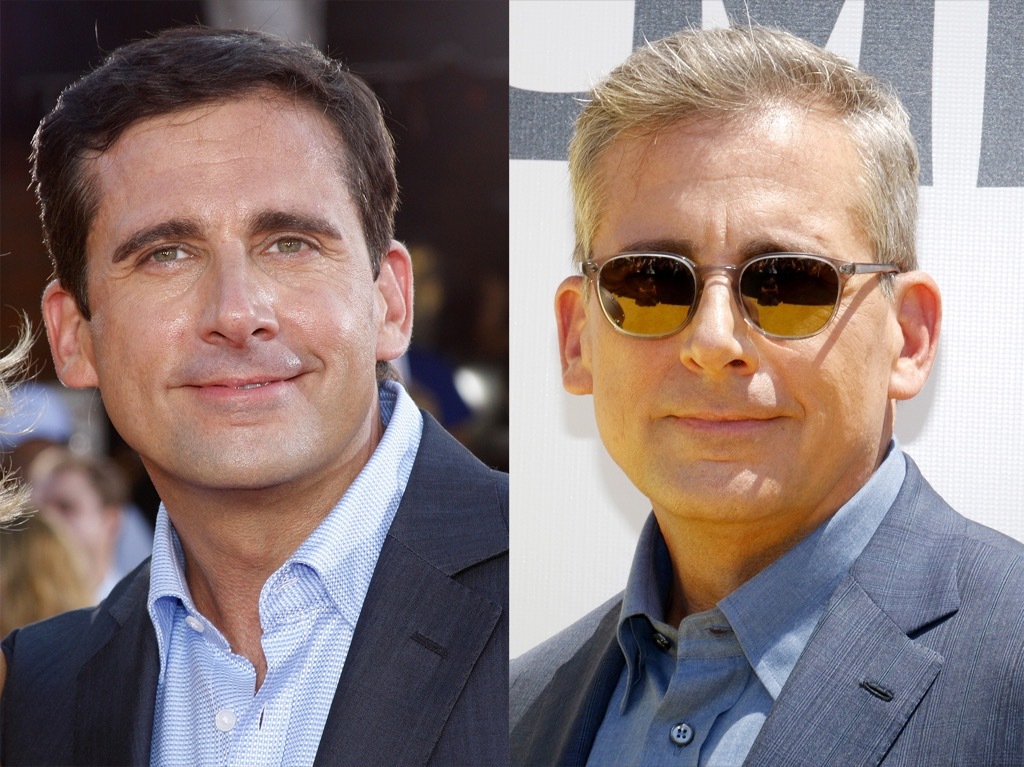 Steve Carell hair transformation