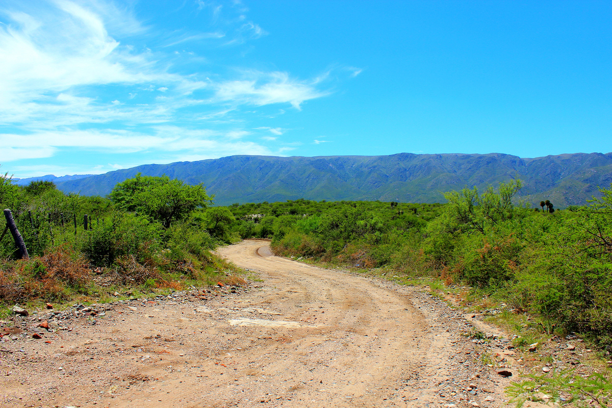 dirt road in San Luis, Arizona