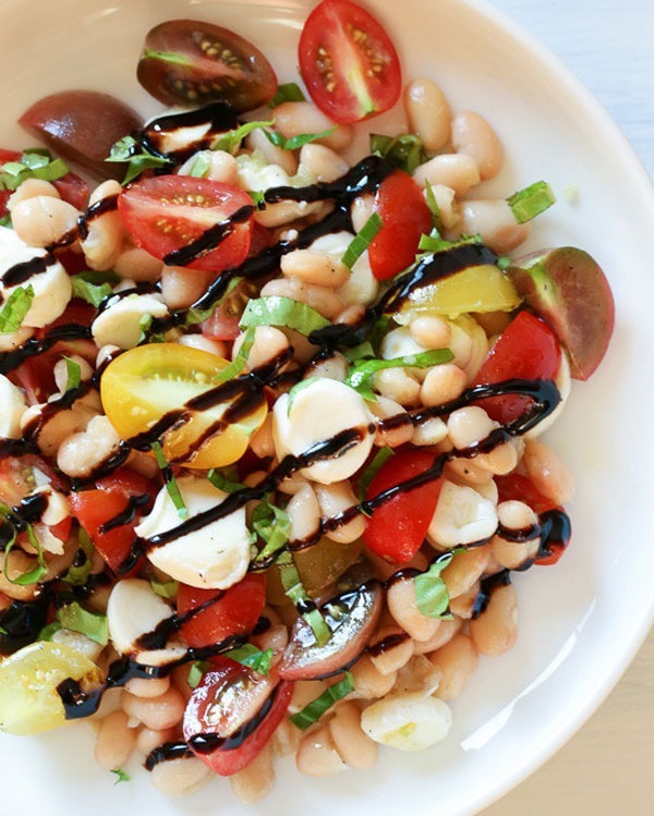 Resistant starch recipes White Bean Caprese Salad