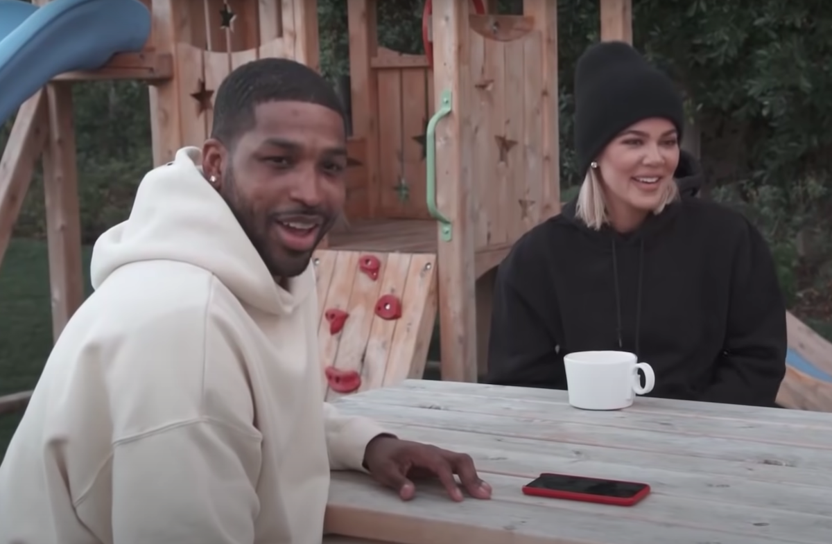 Tristan Thompson and Khloé Kardashian on 