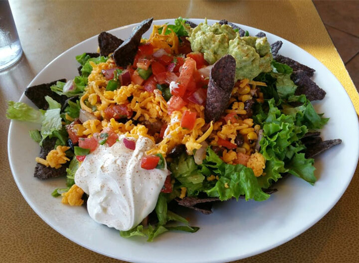 Jasons deli salad black bean taco