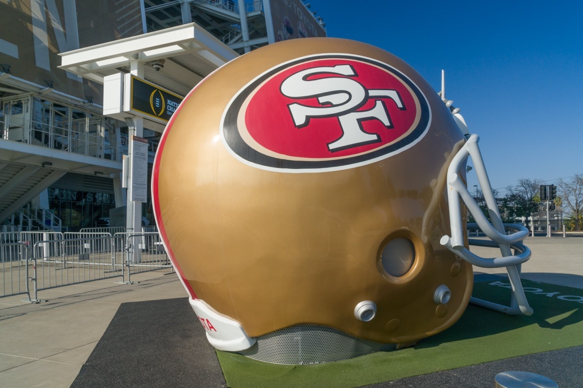 San Francisco 49ers Helmet