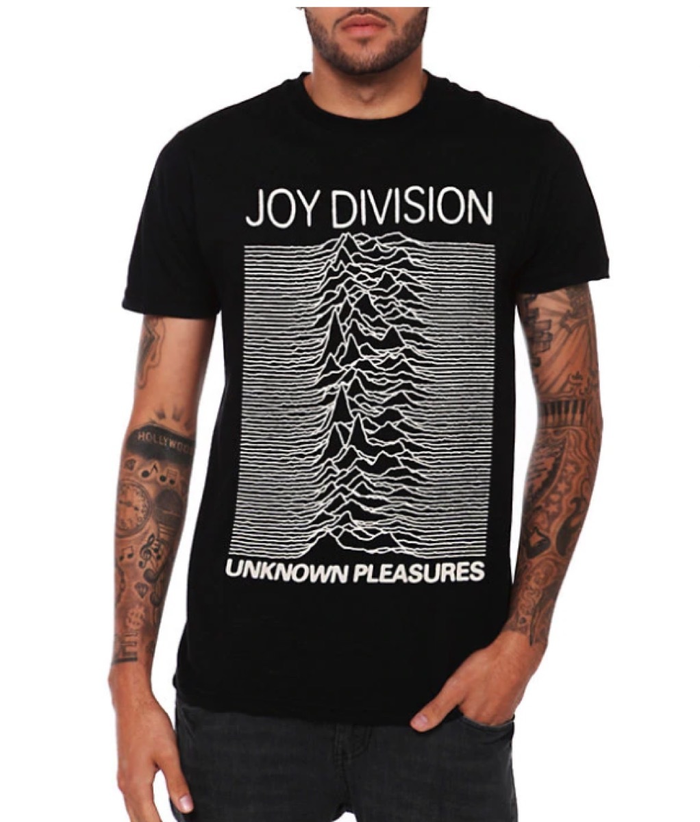 joy division unkown pleasure t-shirts from hot topic, best boyfriend gifts