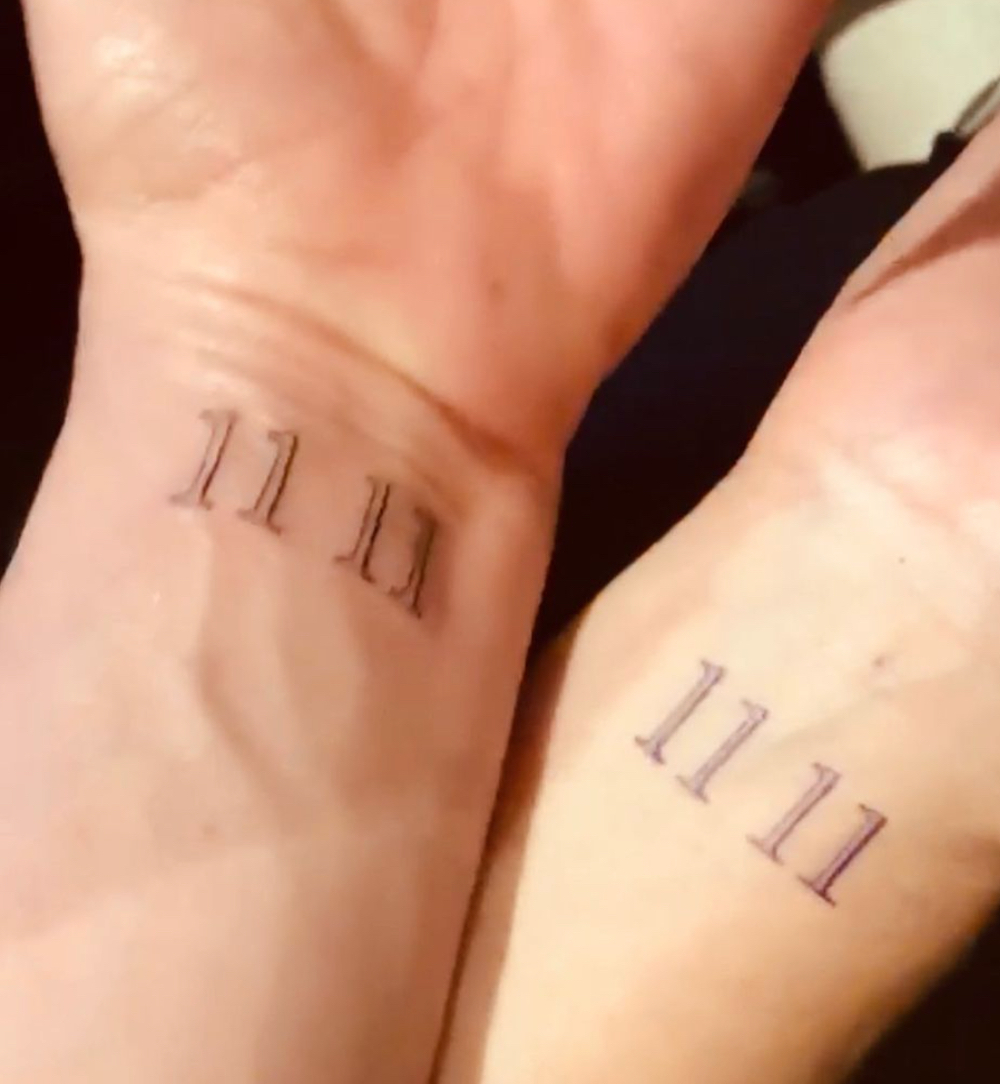 Jennifer Aniston and Andrea Bendewald's matching tattoos