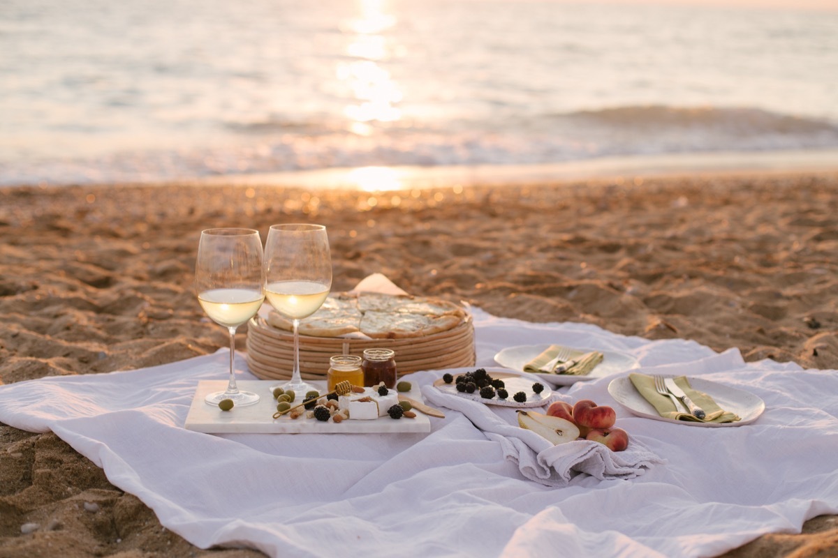 beach picnic