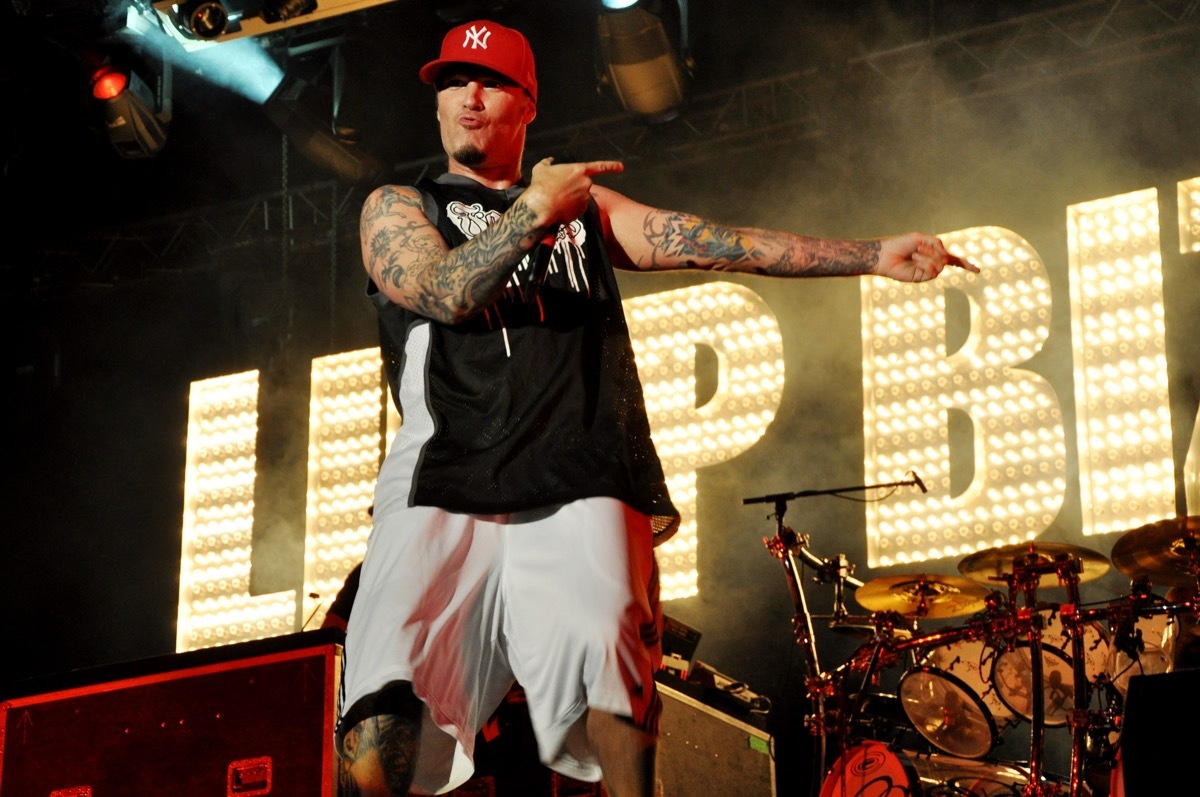 Limp Bizkit performing at the Rock'n Coke event in 2011