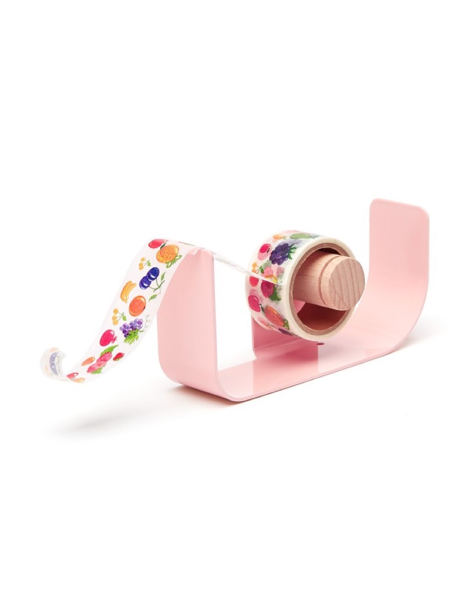 pink tape dispenser