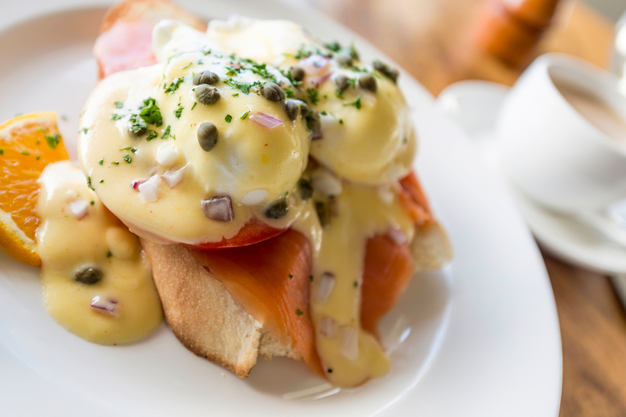 10. Eggs Benedict with Salmon