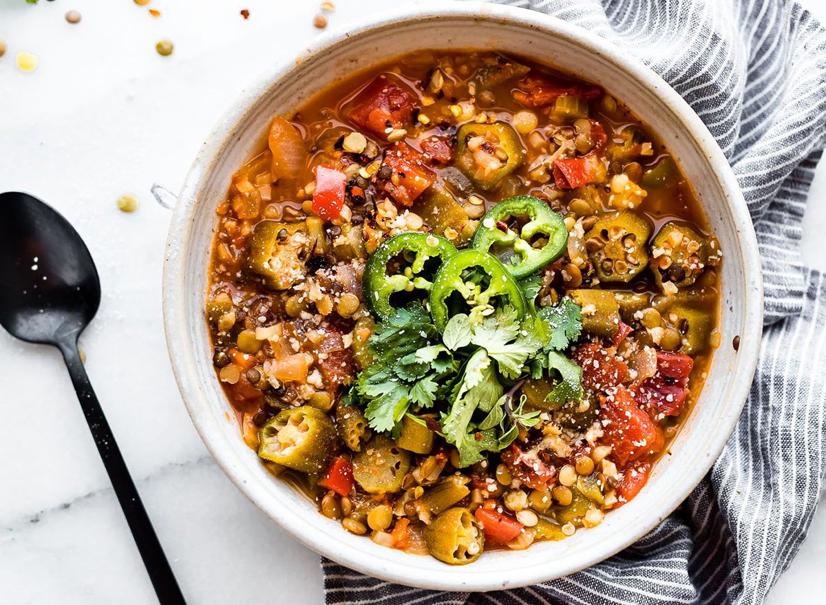 instant pot vegetarian gumbo