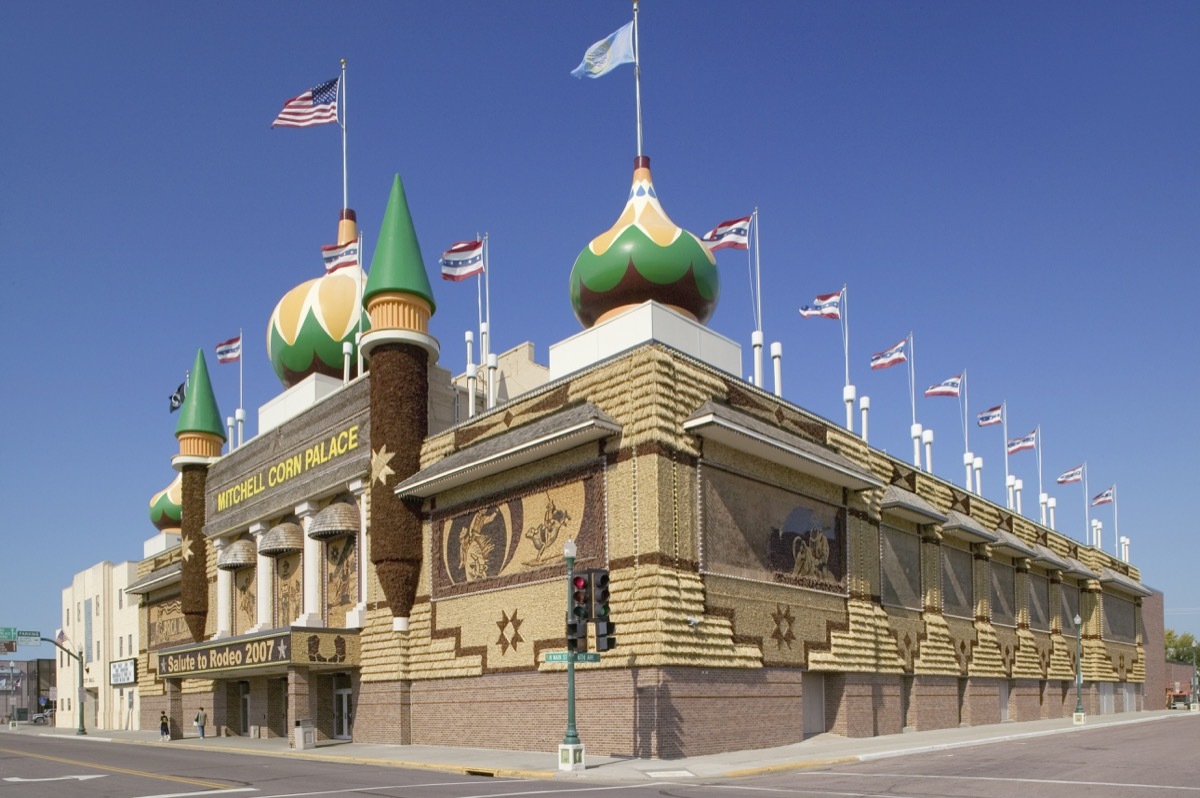 corn palace in mitchell south dakota, weird state landmarks