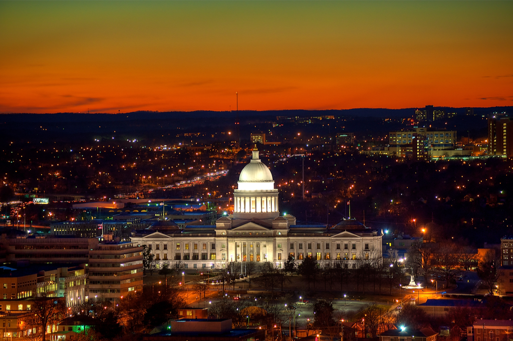 Little Rock Arkansas American Cities Vacation Destinations