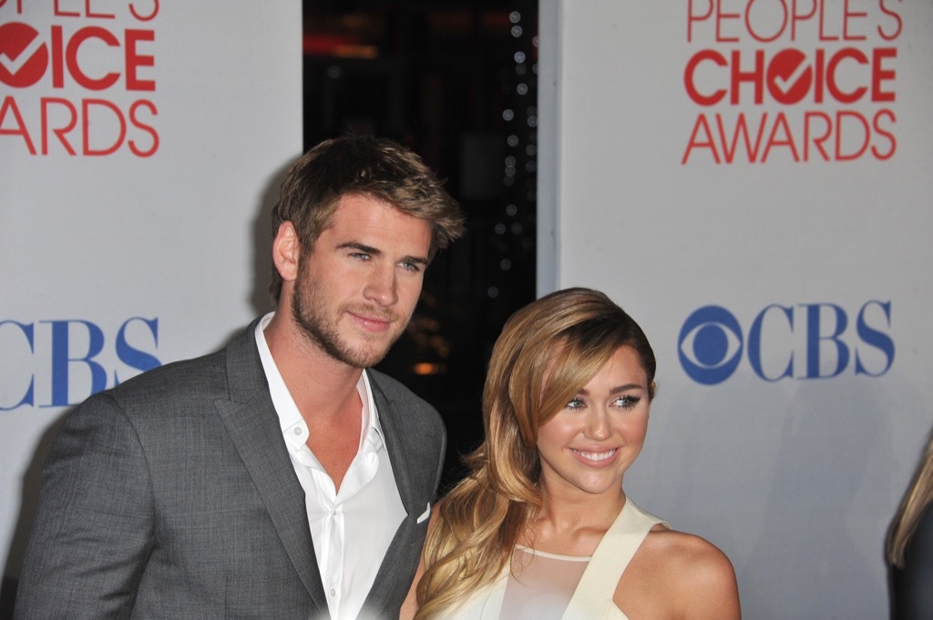 Miley cyrus and liam hemsworth