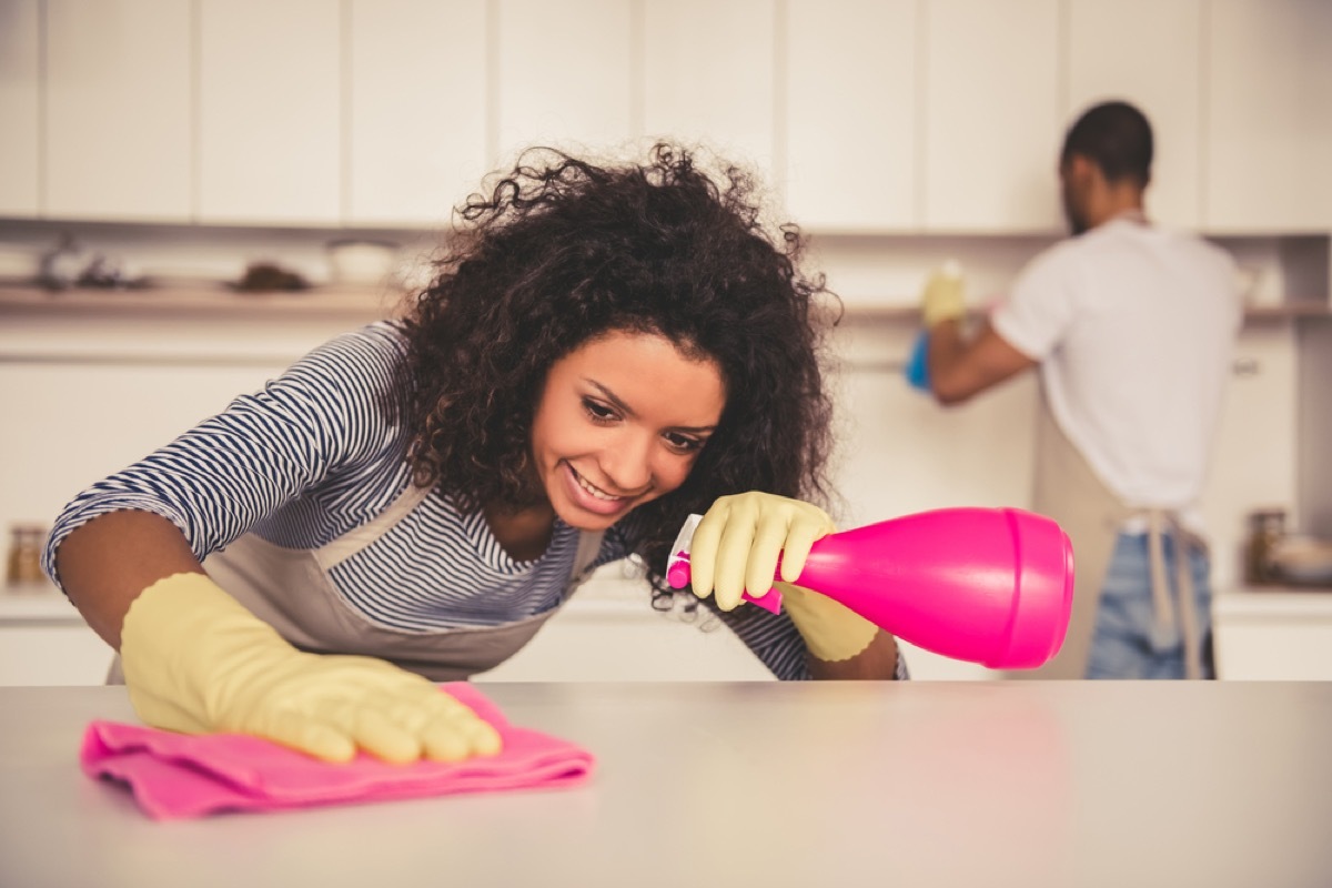 couple cleaning home, cleaning mistakes