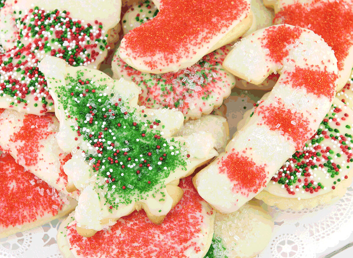 Frosted sugar cookies