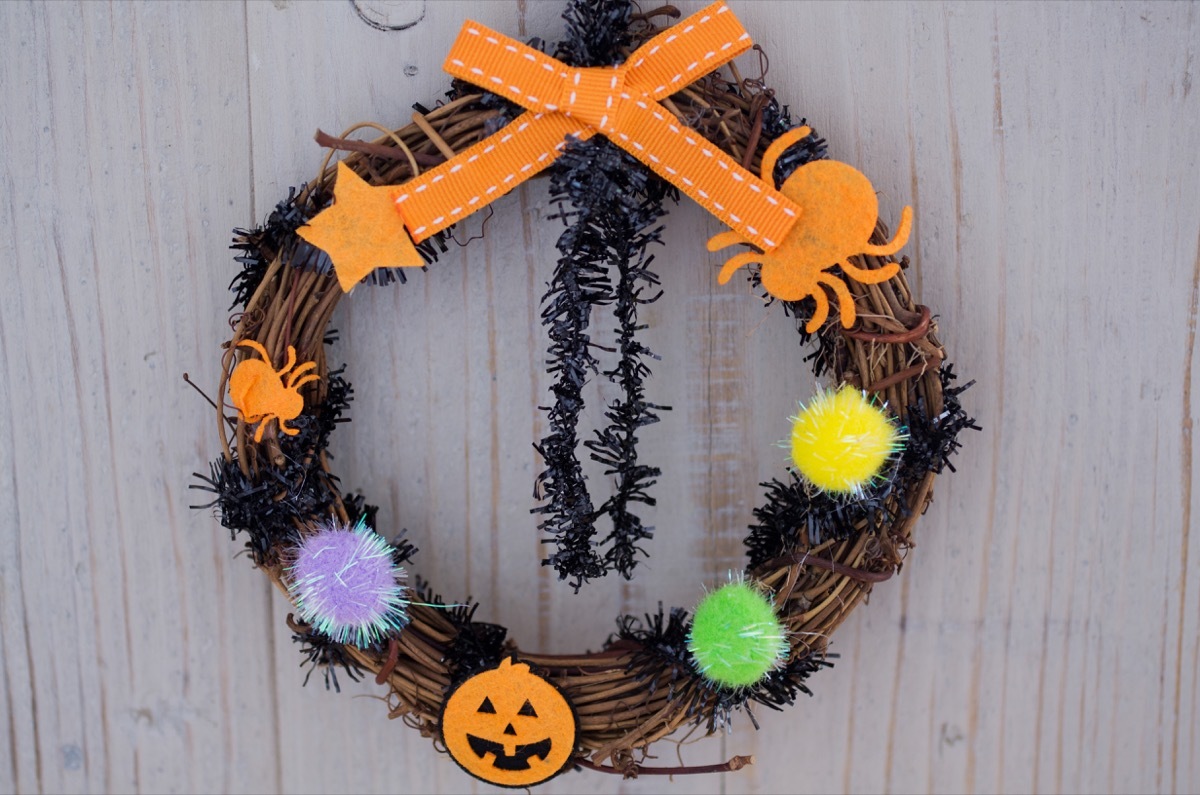 DIY Halloween Wreath