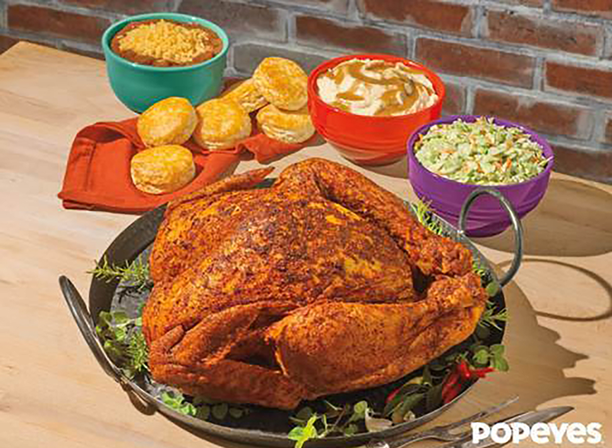 Popeyes cajun style turkey