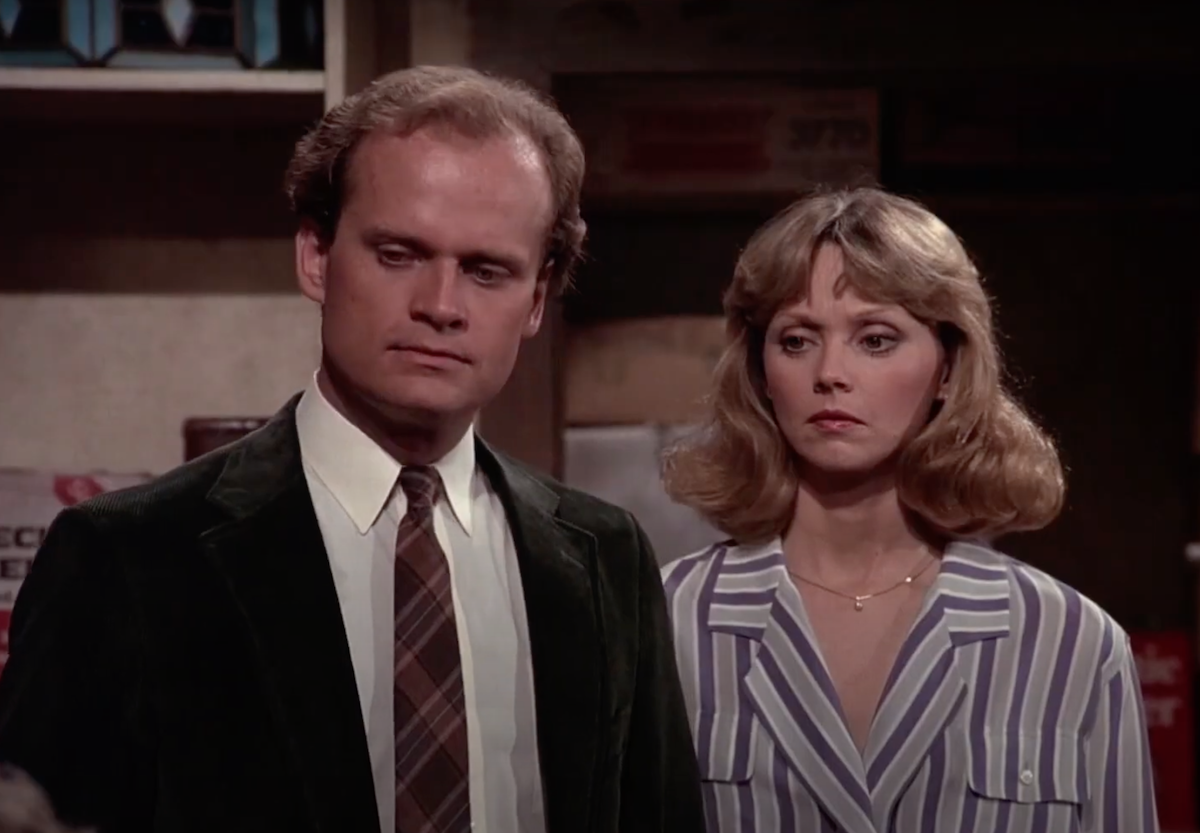 Kelsey Grammer and Shelley Long on 