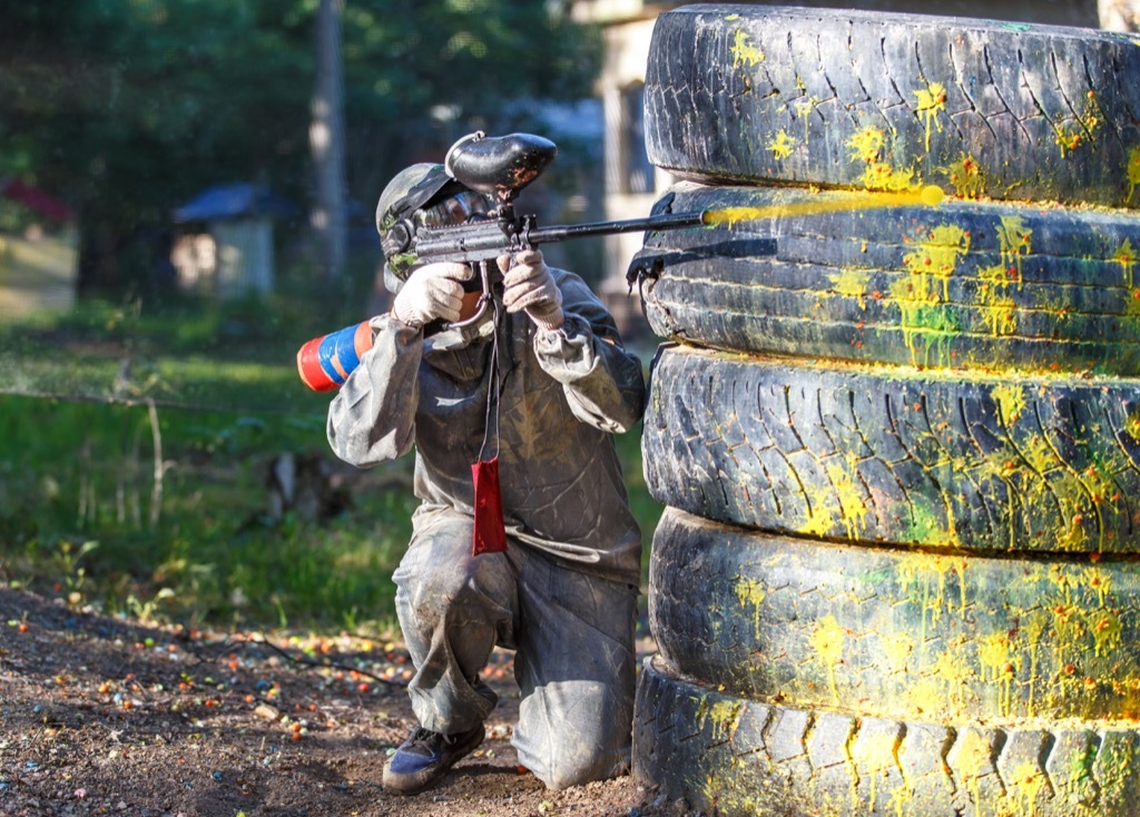 Paintball, a great non-cliché second date. second date ideas