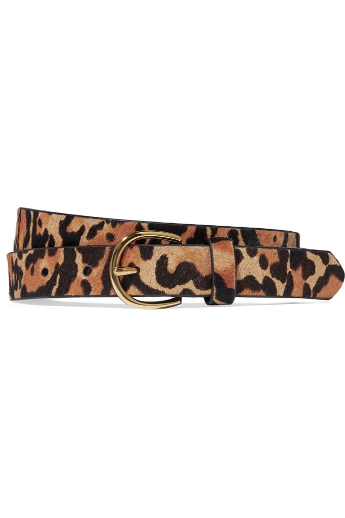 leopard print belt