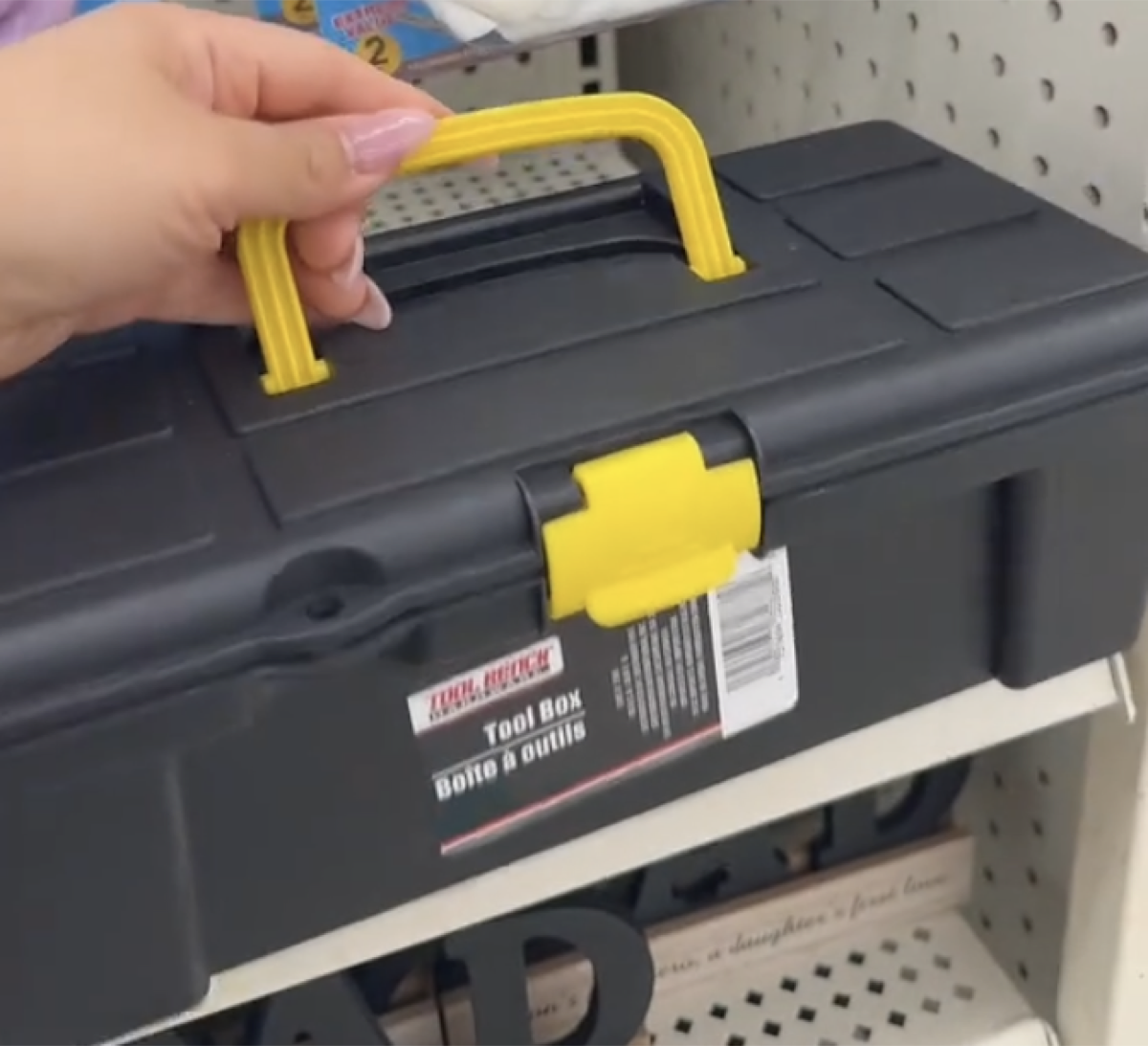 toolbox from dollar tree