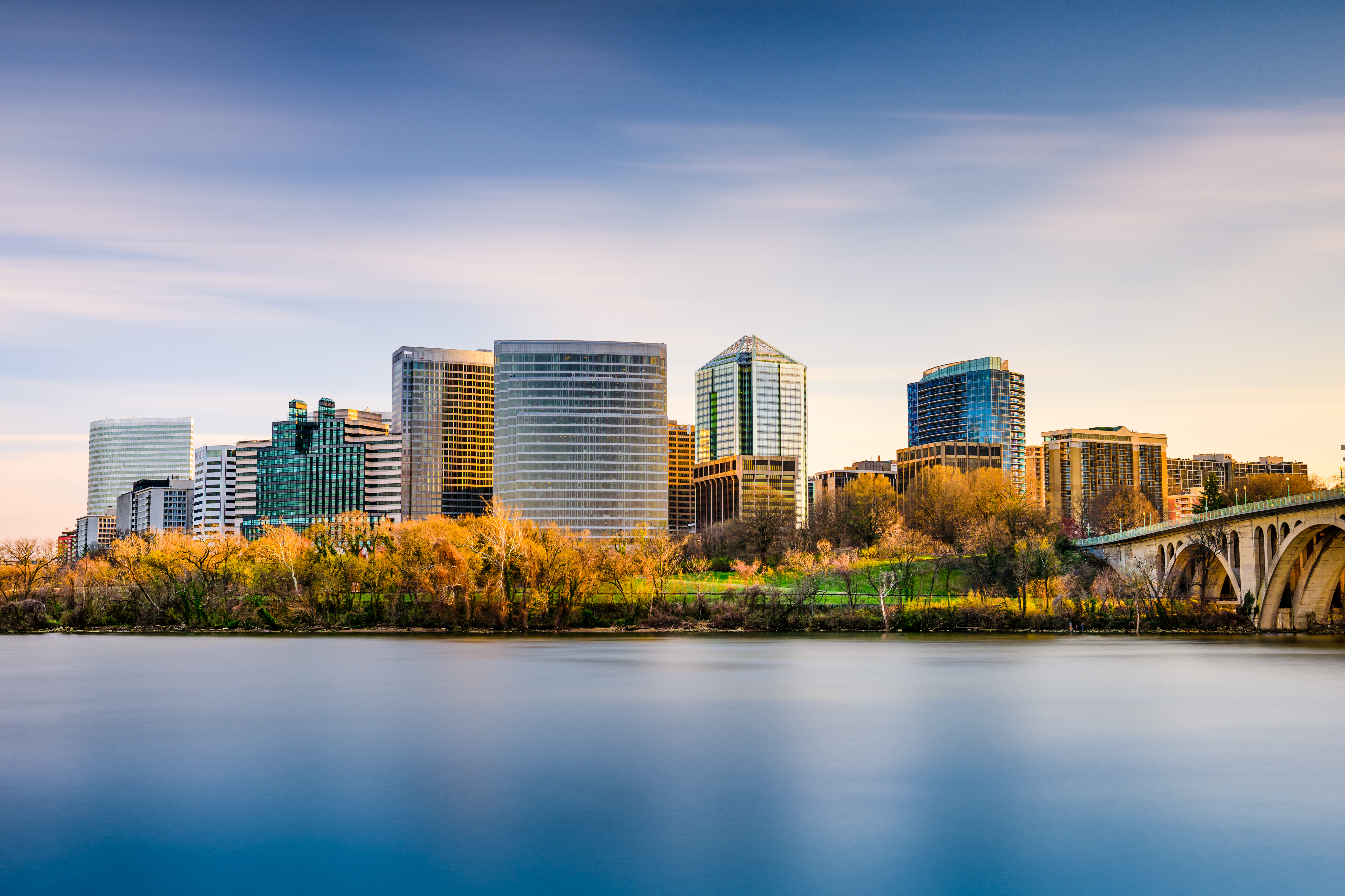 The skyline of Arlington, Virginia