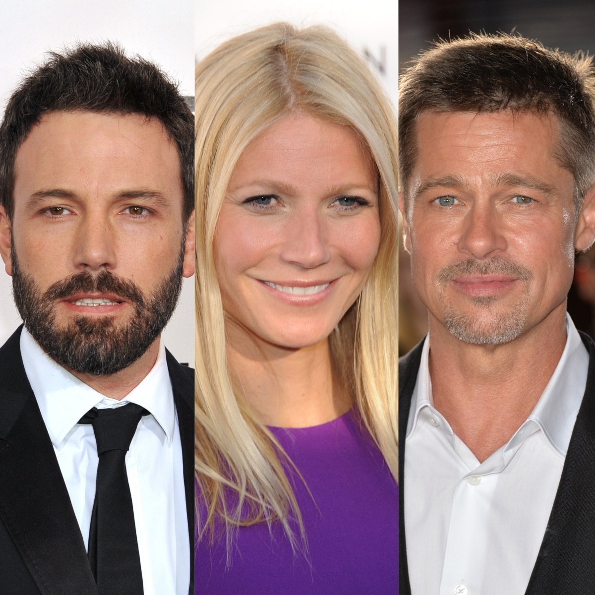 Ben Affleck, Gwyneth Paltrow, and Brad Pitt