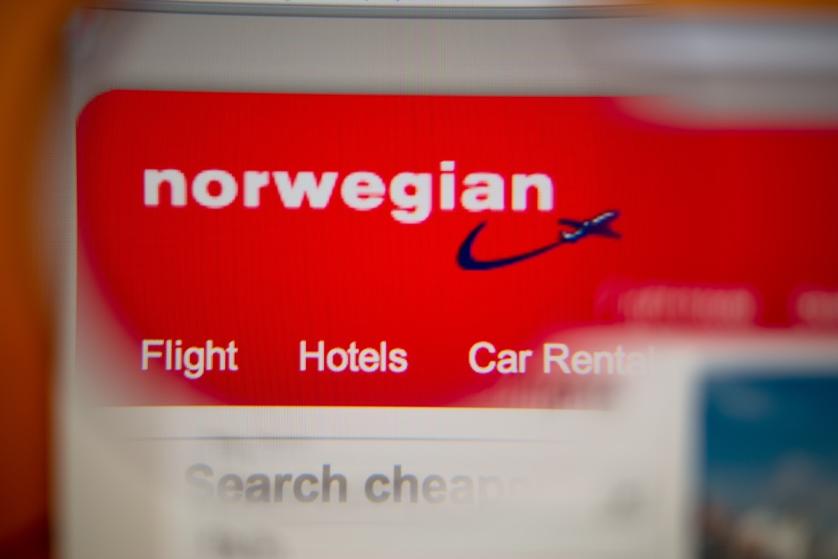 norwegian air website