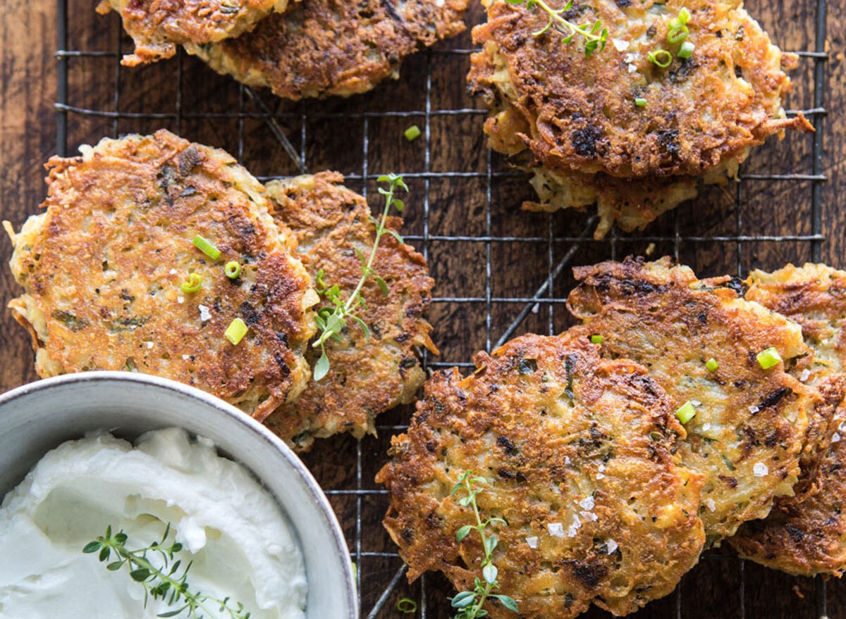 Herbed Cheddar Latkes