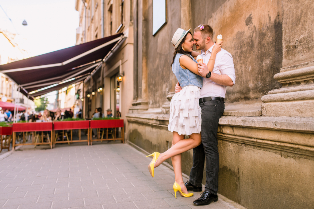 Confident Couple Romance