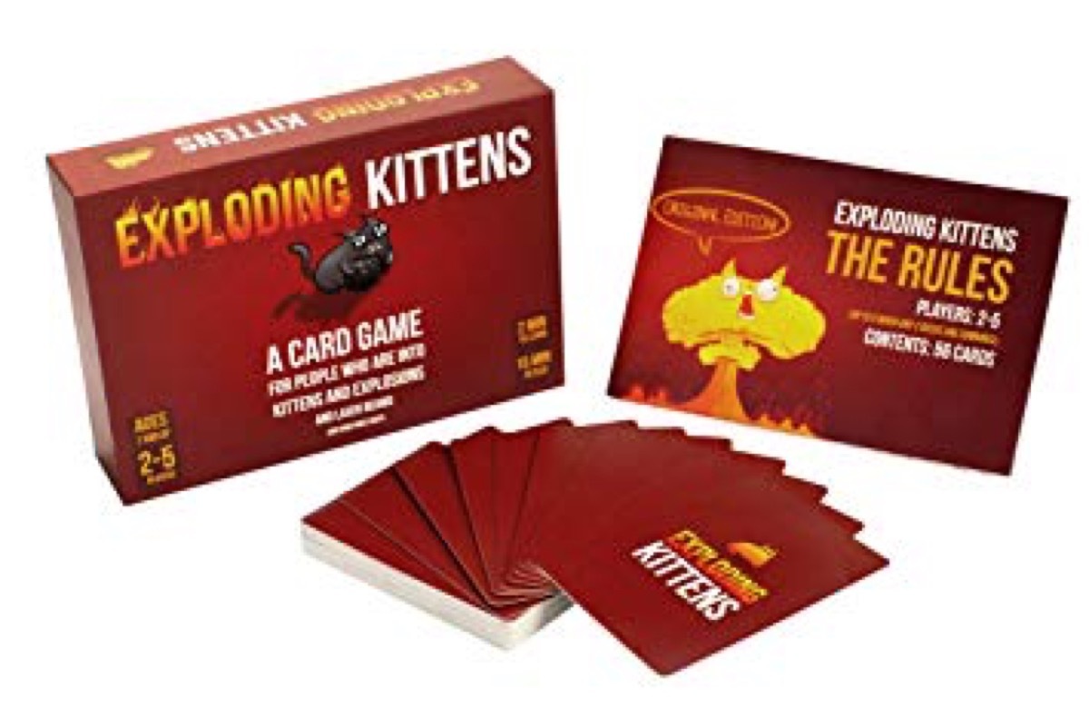 exploding kitten board game from Amazon