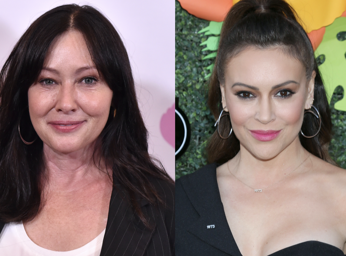 Shannen Doherty and Alyssa Milano