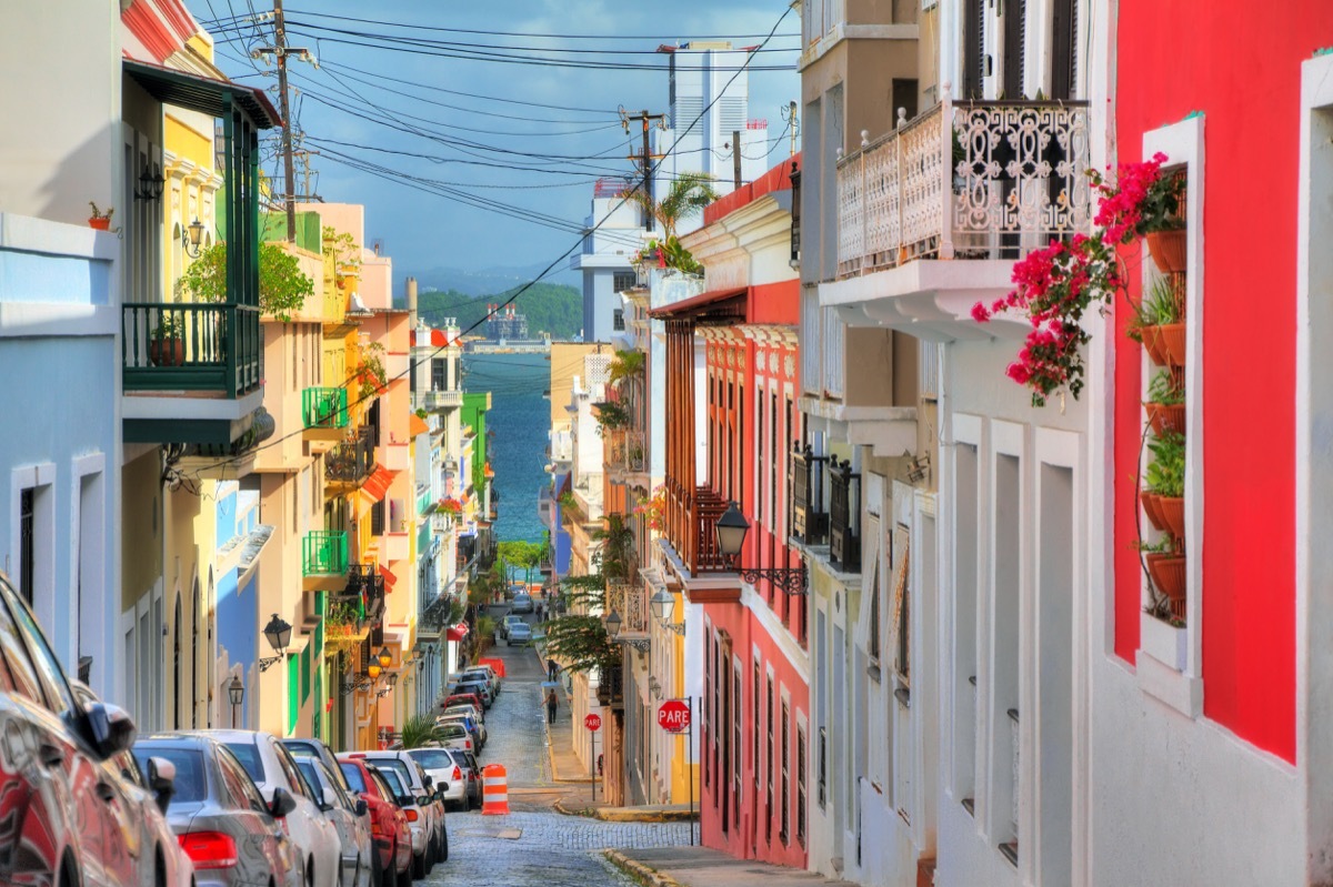 colorful apartment houses in san juan puerto rico